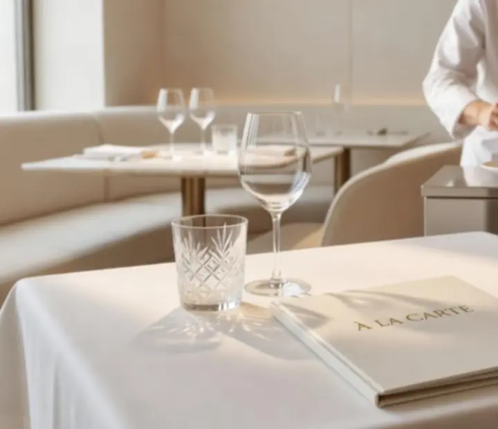 Elegantne prestretý fine-dining stôl v TopDiningZone